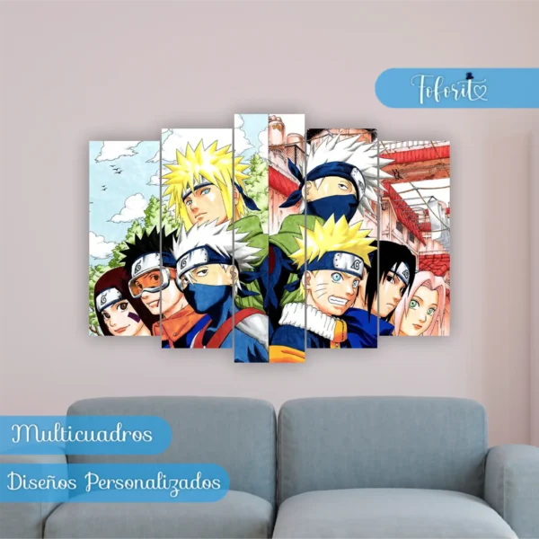 Multicuadro Equipo 7 - NARUTO