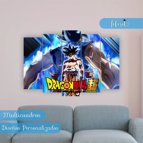 Multicuadro Goku Dragon Ball Super
