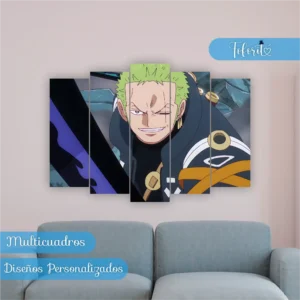 Multicuadro Zoro One Piece