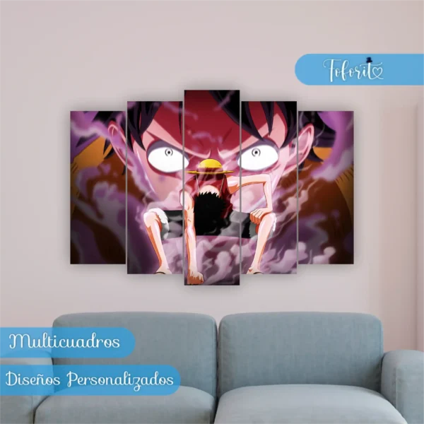 Multicuadro Luffy G2 One Piece